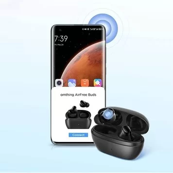 Беспроводные наушники Xiaomi 1More Omthing AirFree Buds EO009 черн 2