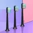 Сменные насадки для зубной щетки Xiaomi Dr.Bei Sonic Electric Toothbrush BY-V12 3 шт EB02BK060300 BlackGold 2