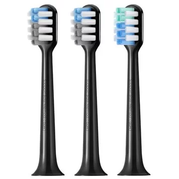 Сменные насадки для зубной щетки Xiaomi Dr.Bei Sonic Electric Toothbrush BY-V12 3 шт EB02BK060300 BlackGold