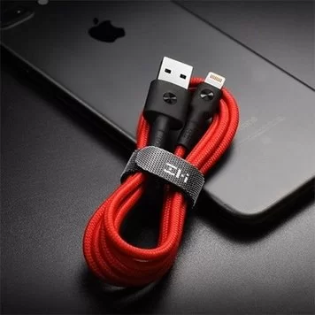 Кабель Xiaomi ZMI MFi USB Lightning 100cm AL803 Red 3