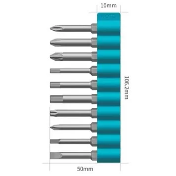 Набор бит Xiaomi HOTO Screwdriver Bit Set 50mm 10шт QWLSD003 2