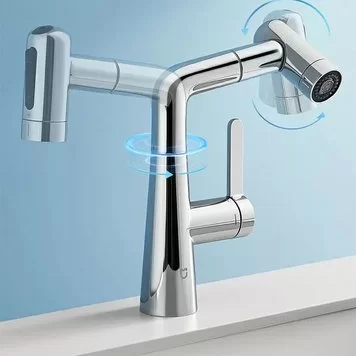 Выдвижной смеситель для раковины Mijia Pull-out Basin Faucet S1 MJCLSMPLT01DB 4