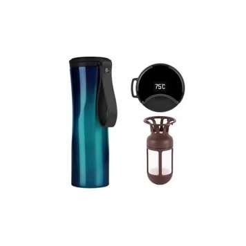Уценка Термокружка Xiaomi Kiss Kiss Fish Moka Smart Cup Oled 430ml S-U45CW Blue
