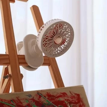 Портативный вентилятор Xiaomi Sothing Bridal Bouquet Shaking Head Fan DSHJ-S-2114A беж 2