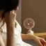 Портативный вентилятор Xiaomi Sothing Bridal Bouquet Shaking Head Fan DSHJ-S-2114A беж 3