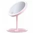 Зеркало для макияжа Xiaomi DOCO Daylight Small Mirror Pro Pink 1