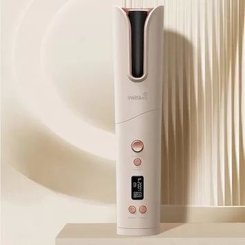 Беспроводная плойка для завивки волос Xiaomi Wellskins Wireless Automatic Curler Pink 3