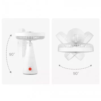 Портативный настольный вентилятор Xiaomi Mijia Desktop Fan ZMYDFS01DM White CN 3