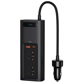 Автомобильный инвертор Baseus In-car Inverter BS-CI15-02 150W Black