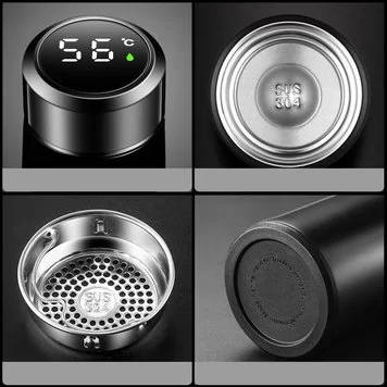Термос Xiaomi 316 с цифровым дисплеем 500 ml Black 4