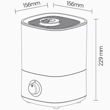 Увлажнитель воздуха Xiaomi Lydsto Humidifier 2.5L F100 White EU 4
