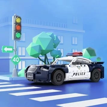 Конструктор Xiaomi Onebot Police Car OBCJJC22AIQI 2