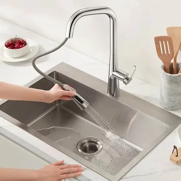Выдвижной кухонный смеситель Xiaomi Mijia Pull-out kitchen Faucet S1 MJCLSCFLT01DB 2