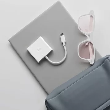 Переходник Xiaomi Mijia Conversion Adapter Type-C to USB HDMI XMZJQCH2TM 3