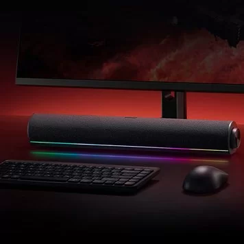 Звуковая панель Xiaomi Redmi Bluetooth PC Speaker RGB Ambient Light Black ASB02A CN 4