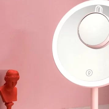 Зеркало для макияжа Xiaomi Jordan Judy LED NV543 Pink