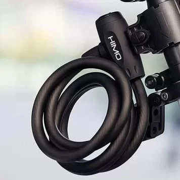 Велосипедный замок Xiaomi HIMO L150 Portable Folding Cable Lock Black 2