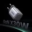 Адаптер питания Ugreen 30W Type-C CD319-90666 Mini GaN Space Gray 2