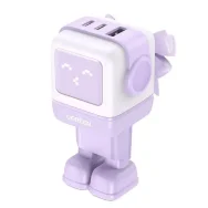 Адаптер питания Ugreen 65W Type-C CD361-35291 Robot GaN Purple EU