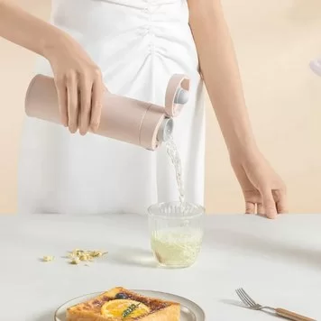 Термос Xiaomi Mijia Flip Ver.2 480 ml с автоматическим замком MJTGB01PL роз 2
