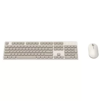 Клавиатура и мышка беспроводная Xiaomi Mijia Wireless Set 2 WXJS02YM RU + ENG Beige