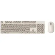 Клавиатура и мышка беспроводная Xiaomi Mijia Wireless Set 2 WXJS02YM Beige RU+ENG
