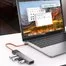 Адаптер MIIIW Type-C HUB Adapter 5 in 1, 3х USB 3.0 HDMI 4K 1x Type-C PD MWCMA05 3