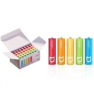 Батарейки алкалиновые Xiaomi Mijia Rainbow No.5 AAA 1.5V 40 шт. 3