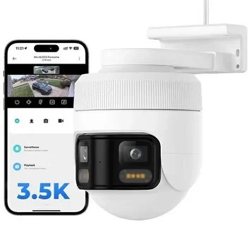 IP камера IMILAB Outdoor WiFi Plug-in Spotlight Camera 3.5K EC6 Panorama CMSXJ115A EU  2