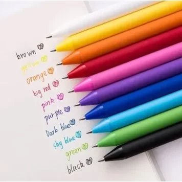 Набор гелевых ручек Xiaomi KACO Pure Plastic Gel Ink Pen 10 шт Colors 3
