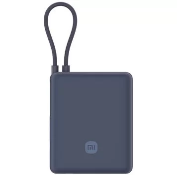 Портативный аккумулятор Xiaomi Mi 10000 33W встроенный кабель USB-C PB1033MI син 1