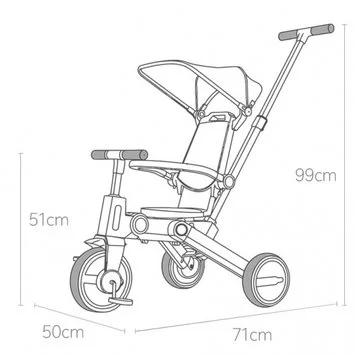 Велосипед детский трехколесный Bebehoo SL168 Red 2