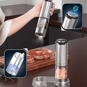 Мельница для специй электрическая Xiaomi Circle Joy Nova Electric Grinder Set CJ-EG11 2шт Silver 3