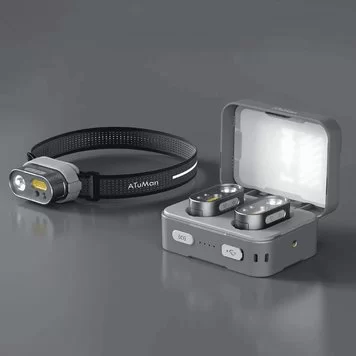 Фонарик налобный Xiaomi Atuman MH1 Dual-light Multi-functional Charging Case 3