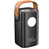 Портативный аккумулятор GREENOE Protable Powerbank 30000 mAh 100w Black EU