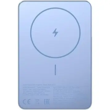 Портативный аккумулятор Xiaomi Magnetic Ultra-Thin Power Bank 5000 mAh 7.5W WPB0507S син