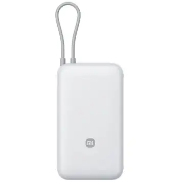 Портативный аккумулятор Xiaomi Mi With Cable USB-C 20000 mAh 33W Quick PB2033 бел