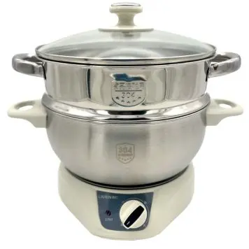 Пароварка электрическая Xiaomi Liven DHG-200Z Split Electric Hot Pot 1000W CN 1