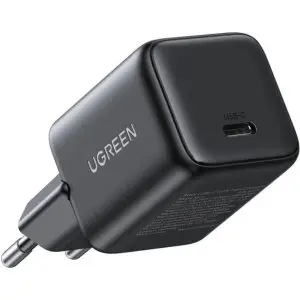   Адаптер питания Ugreen 30W USB-C X513-65012 GaN Fast Charger Black EU