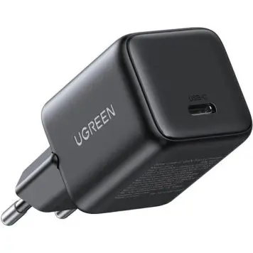 Адаптер питания Ugreen 30W USB-C X513-65012 GaN Fast Charger Black EU 1