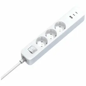   Сетевой удлинитель Xiaomi Mi Power Strip (3 розетки + 1 USB-A порта + 2 USB-C) XMCXB01 White EU