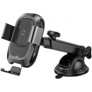 Автомобильный держатель с беспроводной зарядкой Baseus Smart Vehicle Bracket Wireless Charger SUYL-J0S
