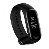 Сменный браслет для Xiaomi Mi Band 3 Strap black оригинал