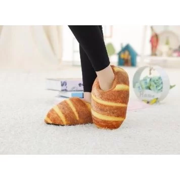 Домашние тапочки roll hamburger slippers 3