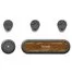Держатель для проводов Xiaomi Bcase TUP2 Magnetic Absorption Cable Clip Dark Brown 2