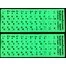Светящиеся наклейки на клавиатуру Luminous keyboard Stickers 1