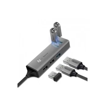 Хаб Baseus USB Hub 5в1 CAHUB-D0G Type-C 2