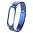 Ремешок металлический для Mi band 3 4 Blue 1
