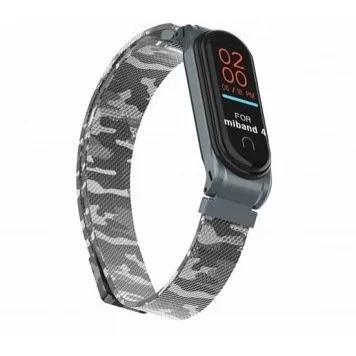 Ремешок миланский с магнитом для Mi band 3 4 Military в ас-те 3