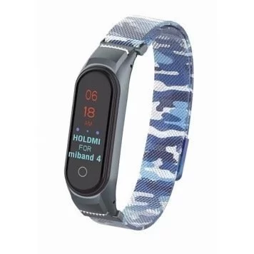 Ремешок миланский с магнитом для Mi band 3 4 Military в ас-те 4